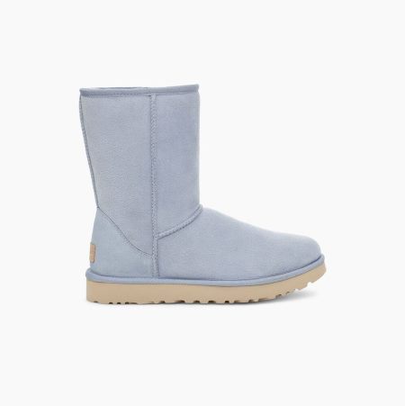 UGG Classic Short II - Boots Dame - Lyse Blå (NO-P087)